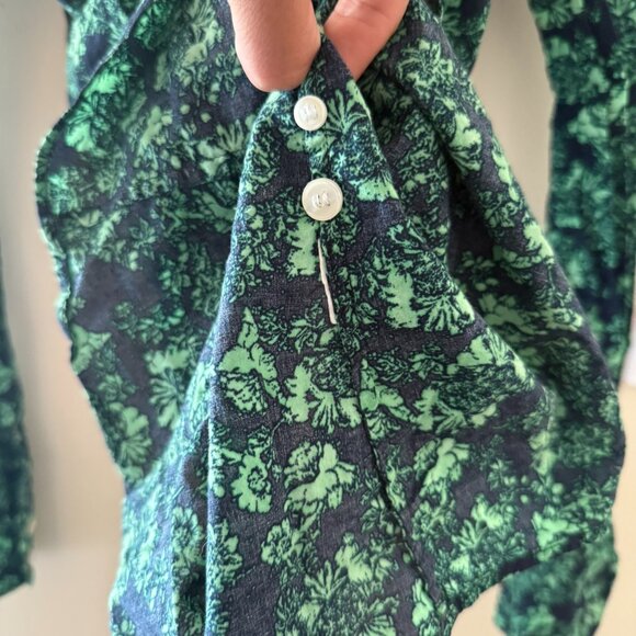 J. Crew The Perfect Shirt Liberty London Cotton Size XS Long Sleeve Button Up - Picture 5 of 6